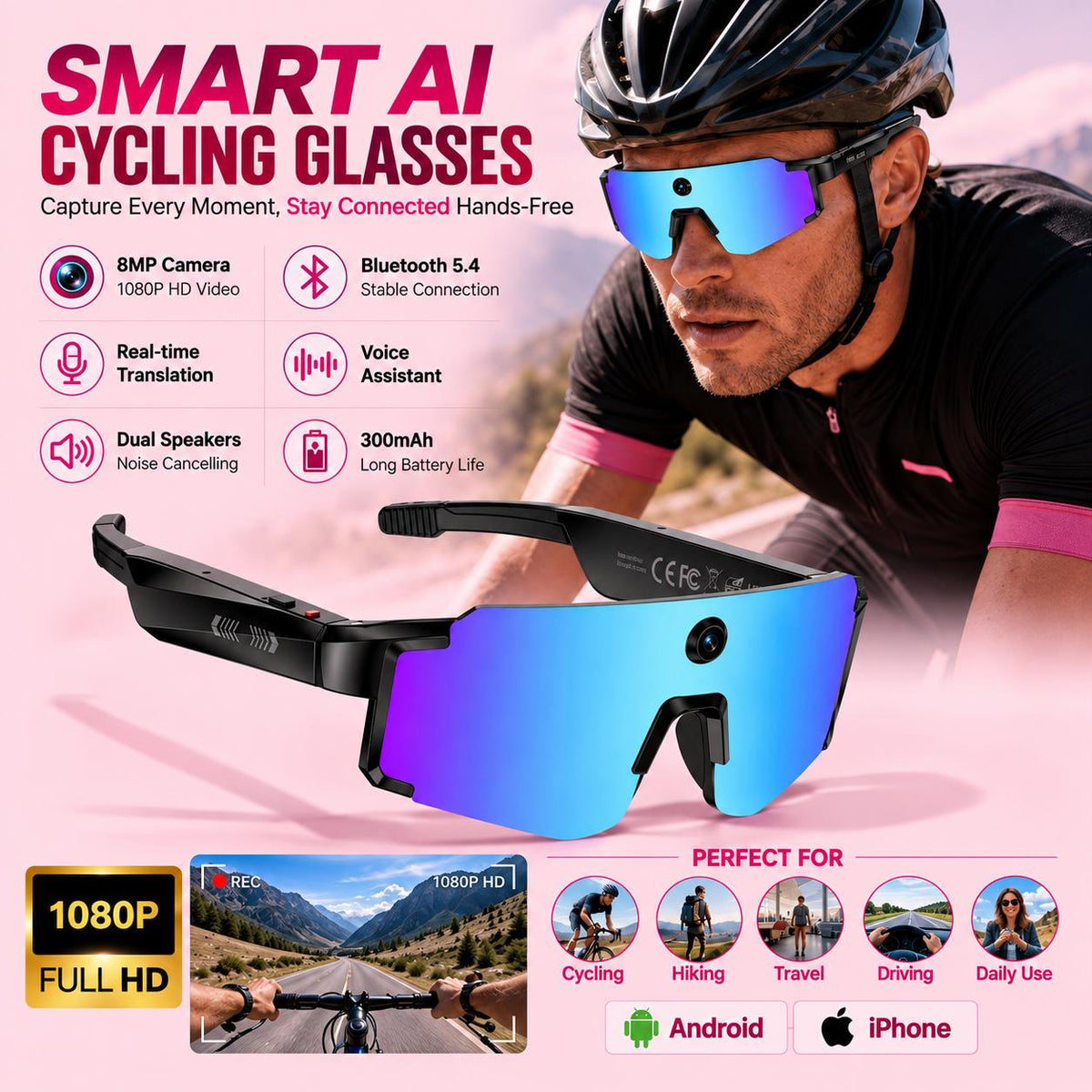AI Smart Adventure Glasses